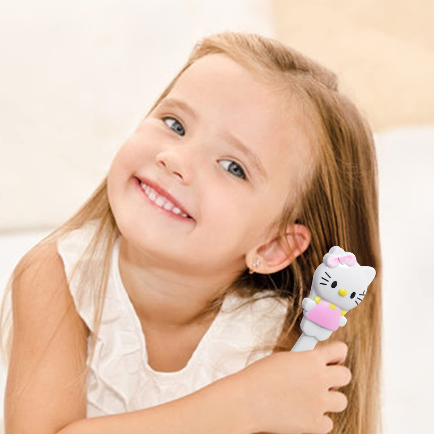 INAAYA Lightweight Mini Detangling Hair Brush for Girls - Tangle-Free Comb for Kids & Travel (Multicolor) | Perfect for School, Home & On-the-Go Hair Care