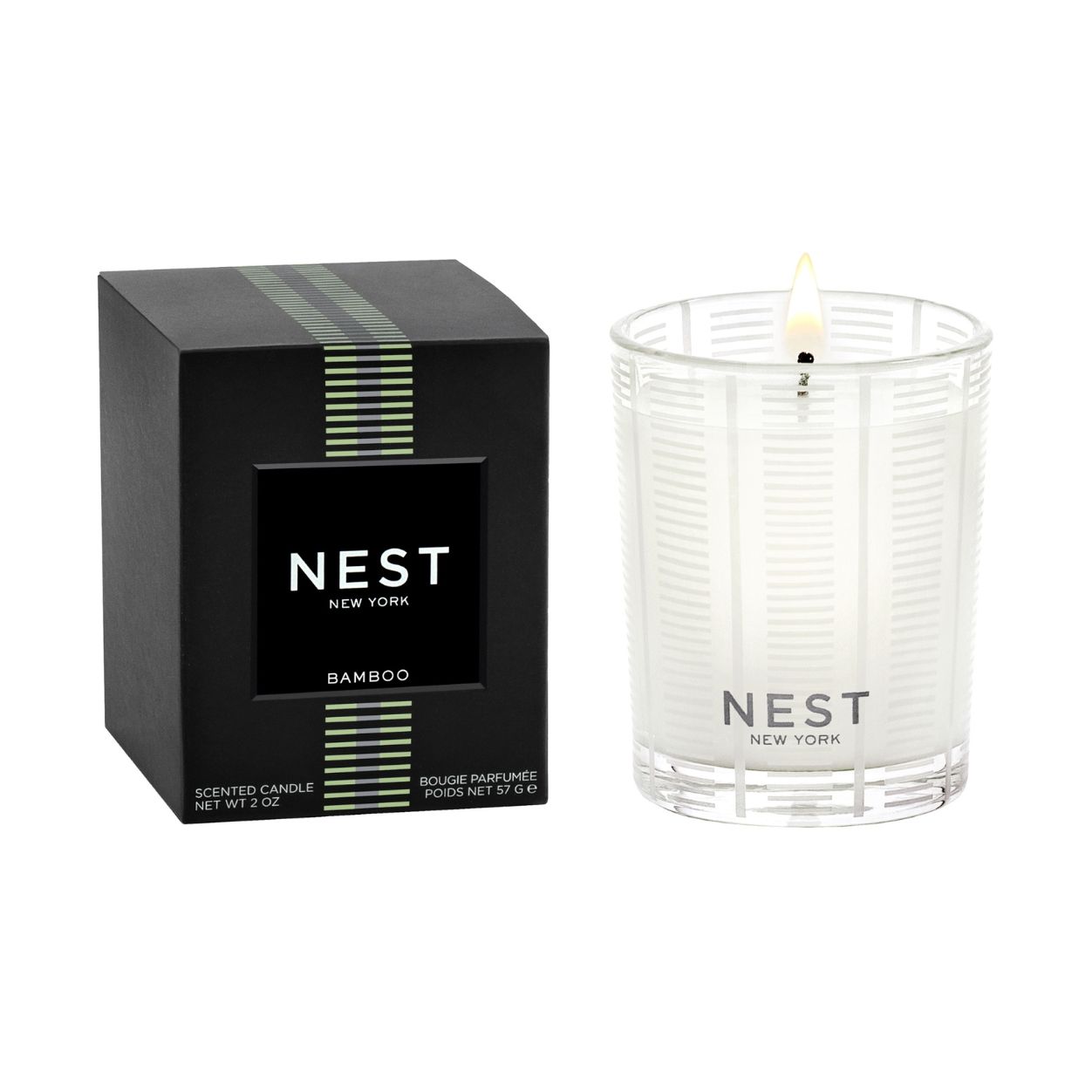 Natural Bamboo Scented Candles - Eco-Friendly & Aromatherapy for Relaxation, Home Decor, Spa, Yoga & Meditation