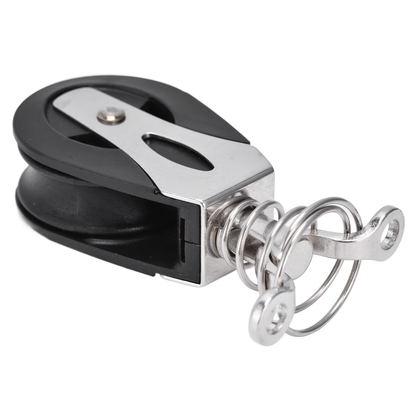 Sailboat Plain Bearing Block - 1500lbs Load Capacity Marine Grade Universal Sheave Block for Sail Cables & Fitness Equipment - Compatible with 3/8in Fiber Ropes - Perfect for Sailing, Gym Equipment & Heavy-Duty Marine Applications