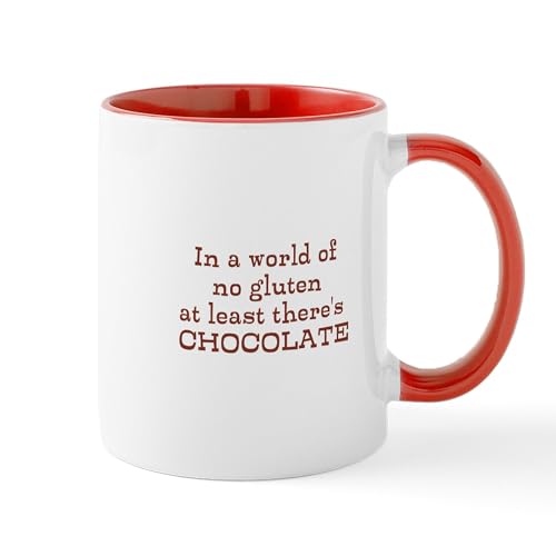 White/Red Inside - World Of No Gluten Mug