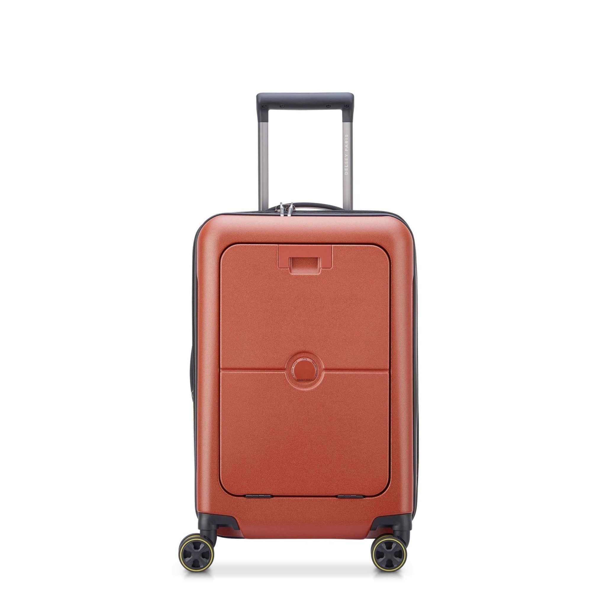 Delsey Turenne 2.0 Expandable Spinner Carry On Luggage with Front Pocket - Perfect for Business Travel & Weekend Getaways