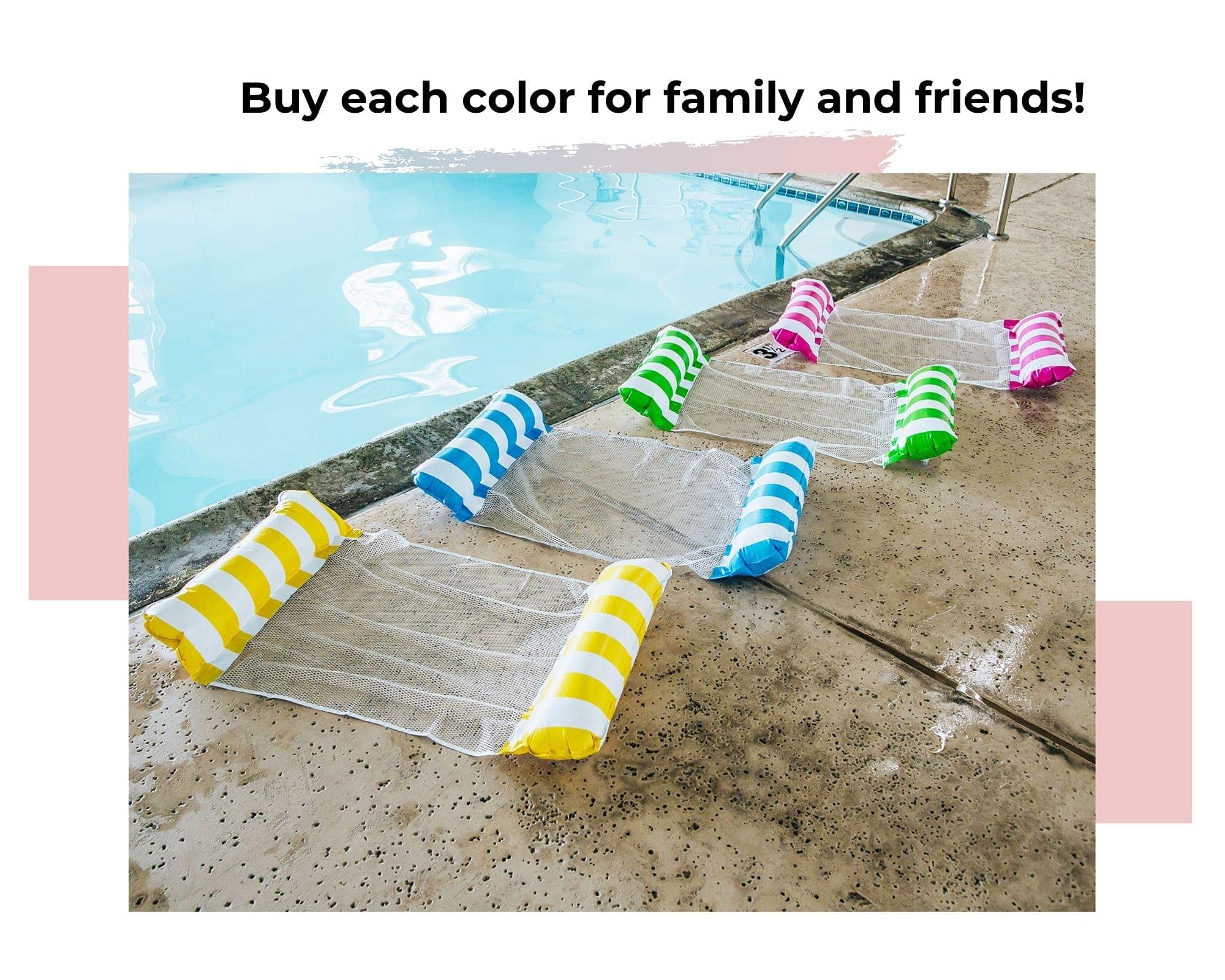 **Inflatable PVC Swimming Pool Float Lounge - Green Water Hammock, Mesh Lounge Chair, Drifter & Saddle for Sunbathing | Portable Pool Accessories for Beach, Backyard & Summer Relaxation**