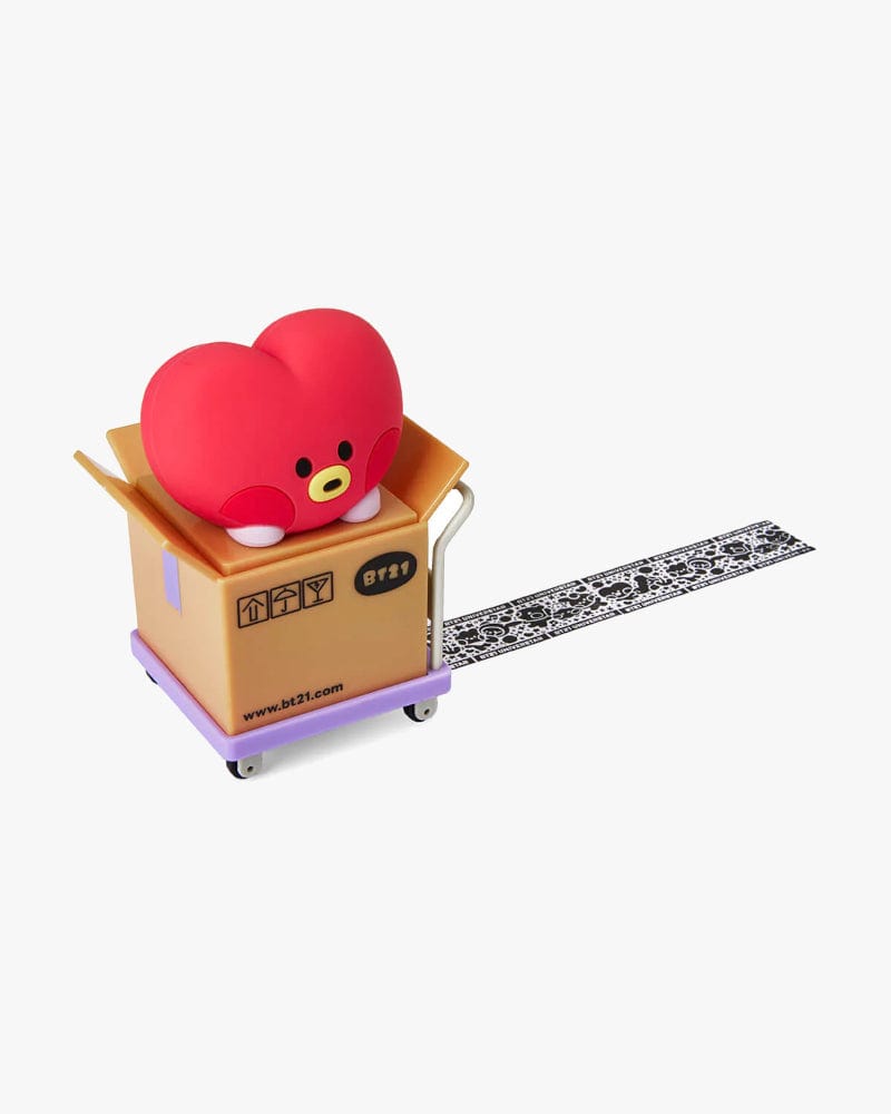 BT21 TATA Mini Privacy Rolling Stamp - Personal Information Protection for Mail, Letters & Documents - Perfect for Home, Office & Travel Use