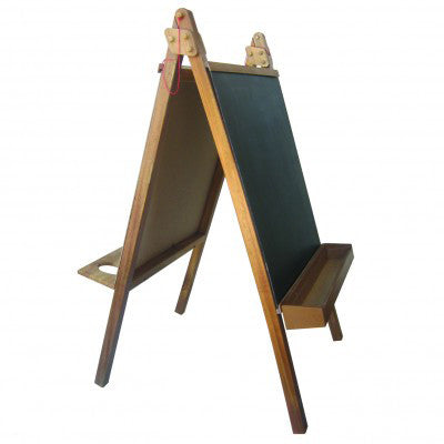 Deluxe Wooden Standing Easel - Adjustable Artist Drawing Board for Kids & Adults - Perfect for Painting, Sketching & Classroom Use