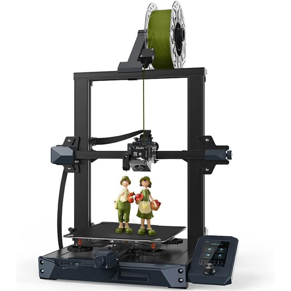Official Creality Ender 3 S1 3D Printer with Direct Drive Extruder | CR Touch Auto Leveling | High Precision Double Z-Axis | Silent Board | 8.6x8.6x10.6in Build Size | Upgraded Ender 3 V2 for Beginners | Perfect for Home DIY, Prototyping & Educational Projects
