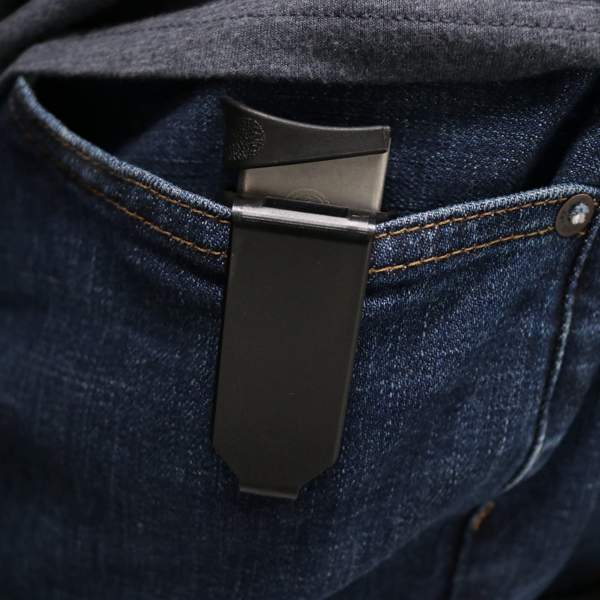 MakerShot Magazine Carrier - Tactical Belt Holster for Pistol & Handgun Ammo Storage | Durable Gun Magazine Holder & Clip Pouch | Perfect for Range Shooting, Hunting & Tactical Training