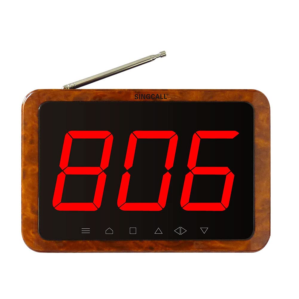 SINGCALL Wireless Cafe Coffee Shop Service System - APE1500 Wireless Display for Order Management, Ideal for Restaurants & Coffee Shops