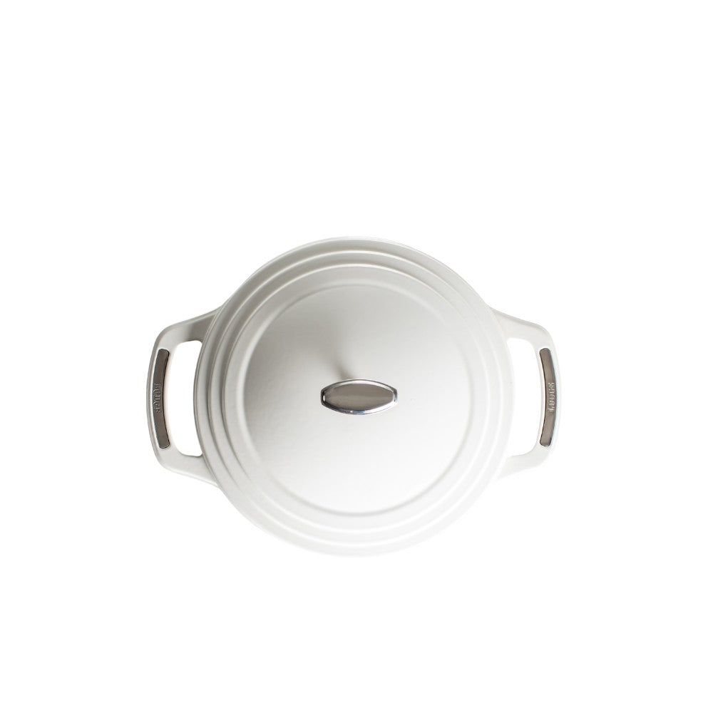 Cloud Nine 4.25L Enameled Cast Iron Dutch Oven - Premium Kitchen Cookware for Baking, Roasting & Slow Cooking - Perfect for Soups, Stews & Bread Making