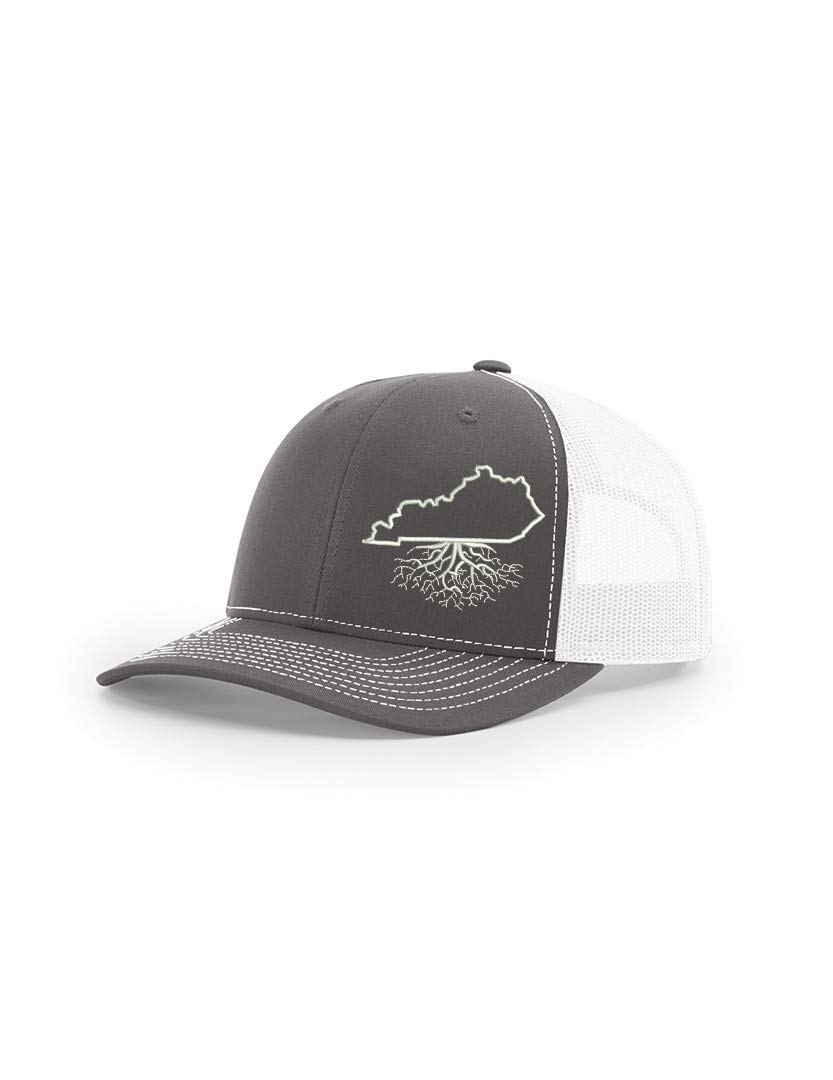 Adjustable Snapback Trucker Hat - Kentucky Charcoal/White Mesh Baseball Cap for Men & Women | Perfect for Outdoor Activities, Sports & Casual Wear