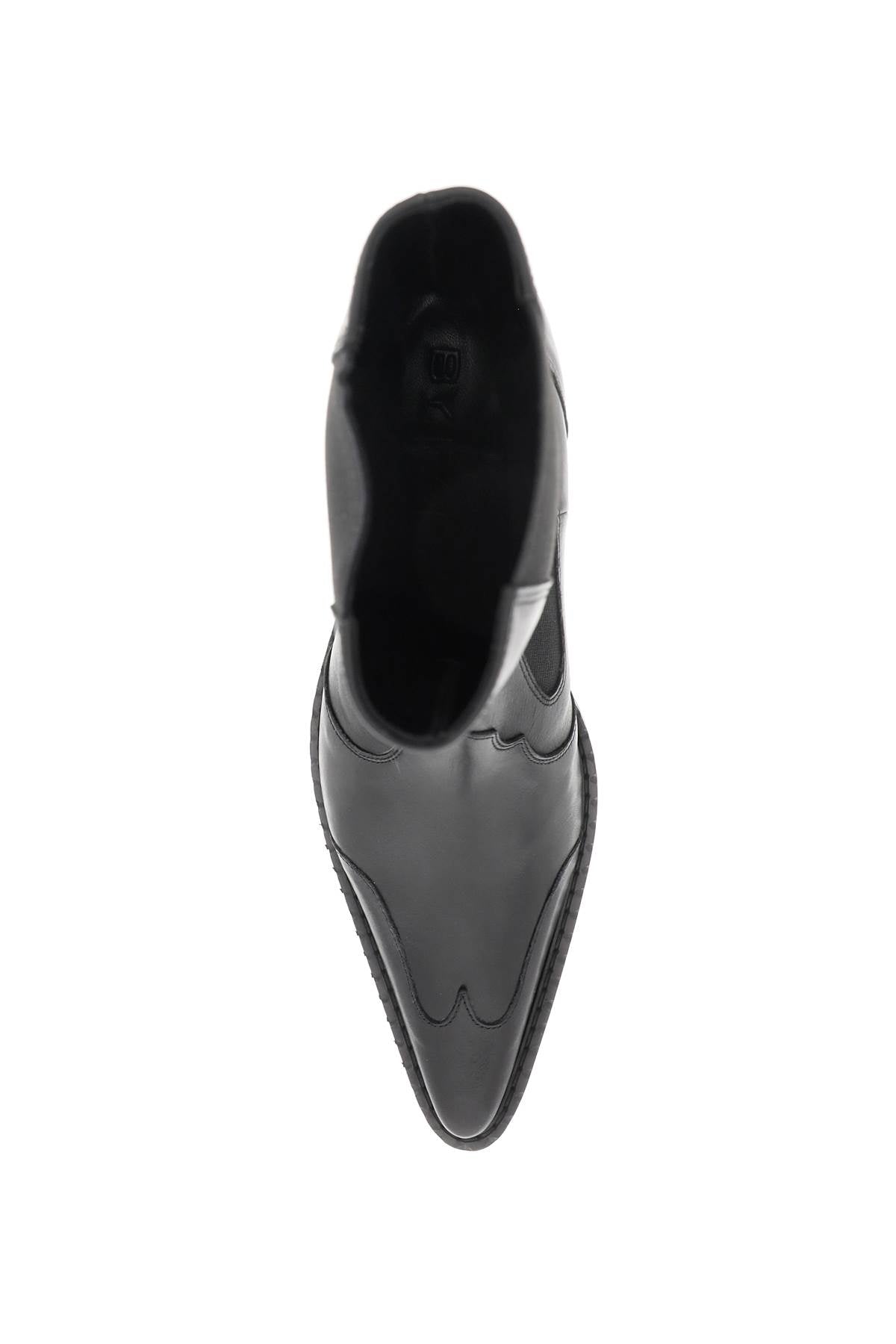 By Far Otis Chelsea Boots for Women - Waterproof Leather Ankle Boots with Side Zipper - Stylish & Comfortable for Fall, Winter, and Everyday Wear