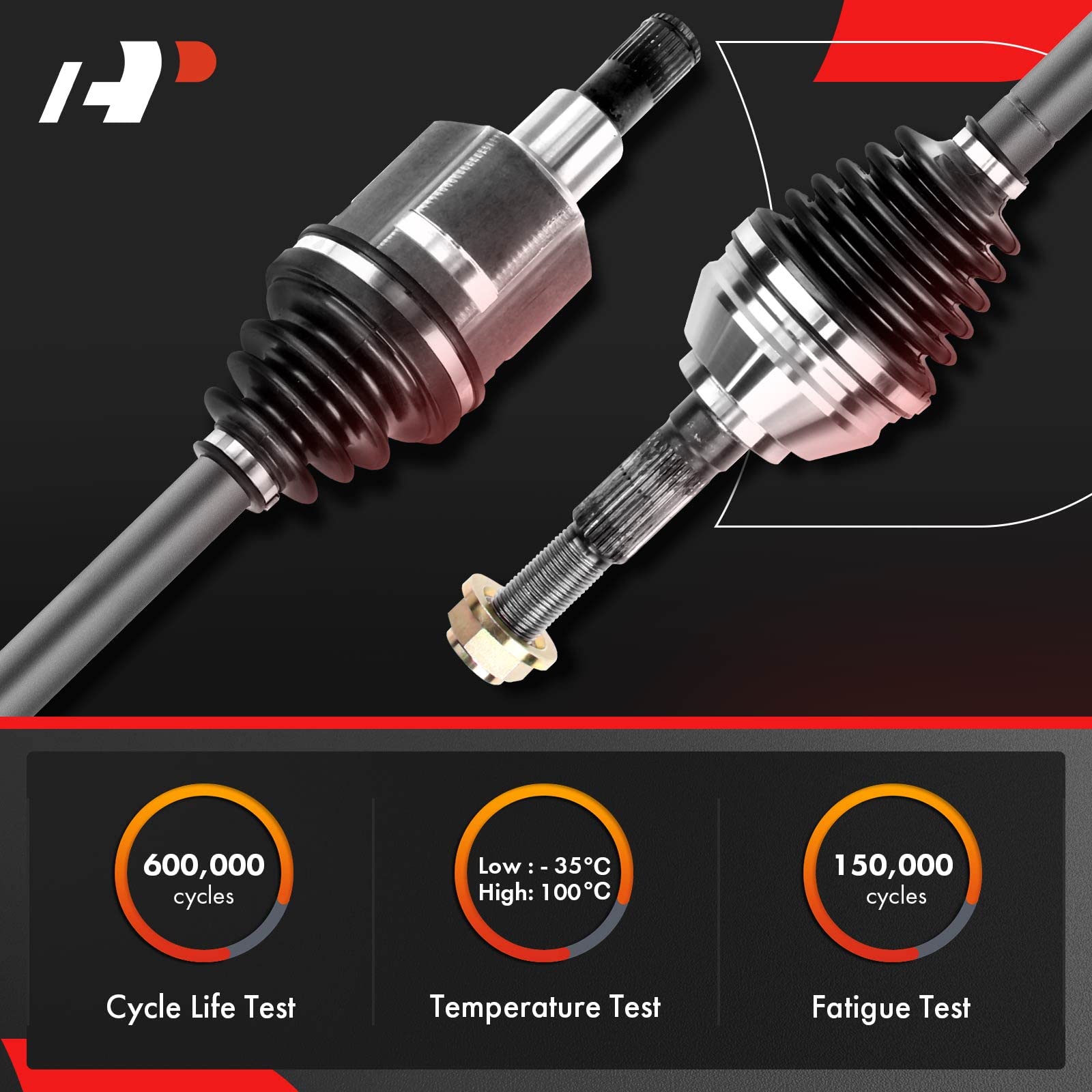 Premium CV Axle Shaft Assembly for Nissan Murano 2015-2019 AWD - Front Right Passenger Side Replacement (Fits Part# 391005AA1A, 391005AA5B) - Durable Drive Shaft for Smooth Off-Road & City Driving