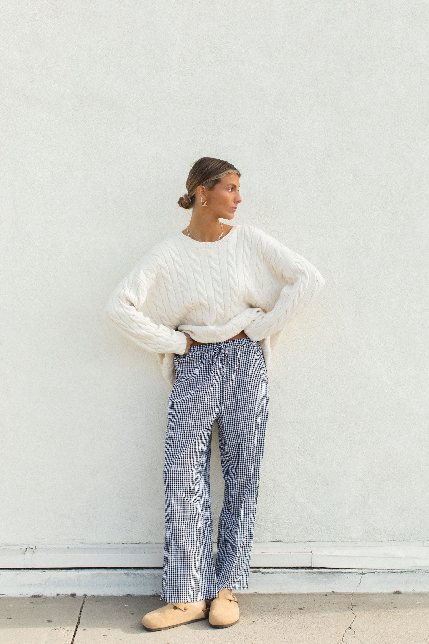 Women's Capri Cotton Drawstring Pants - Soft & Comfortable Casual Lounge Pants for Yoga, Travel & Home Wear