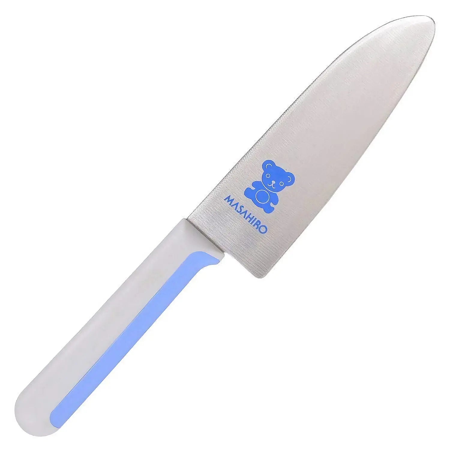 Masahiro Stainless Steel Kids Safety Knife - Bear Shaped Design for Children's Cooking & Fruit Cutting - Perfect for Junior Chefs & Cooking Classes