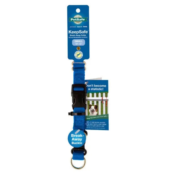 Break Away Safety Dog Collar - Blue KeepSafe® | Adjustable & Reflective for Small to Large Dogs | Perfect for Walks, Training & Outdoor Adventures