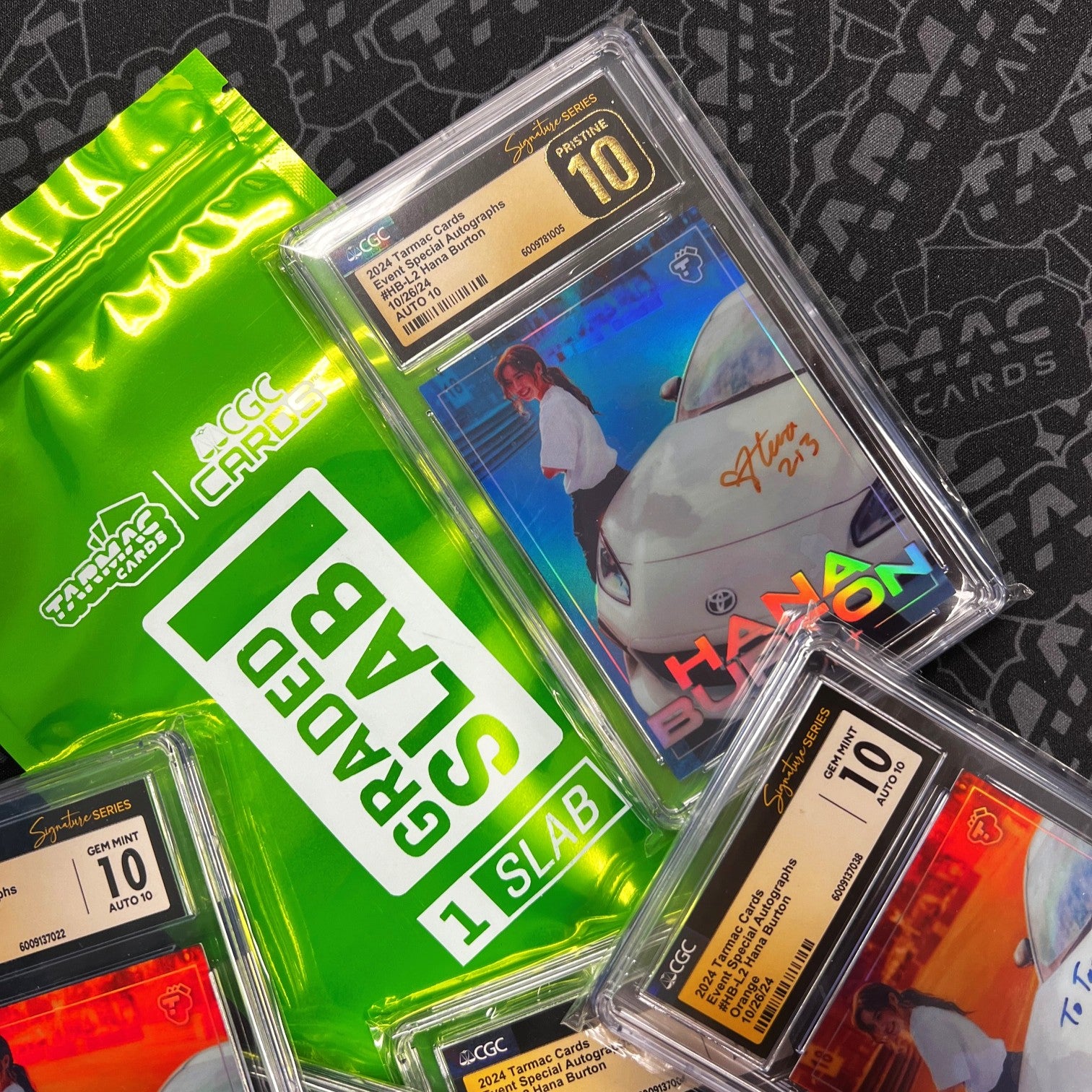 Tarmac Cards Hana Burton Event Special Graded Slab Pack 01 - Collectible Trading Cards for Sports Fans & Card Grading Enthusiasts - Perfect for Display, Trading & Investment