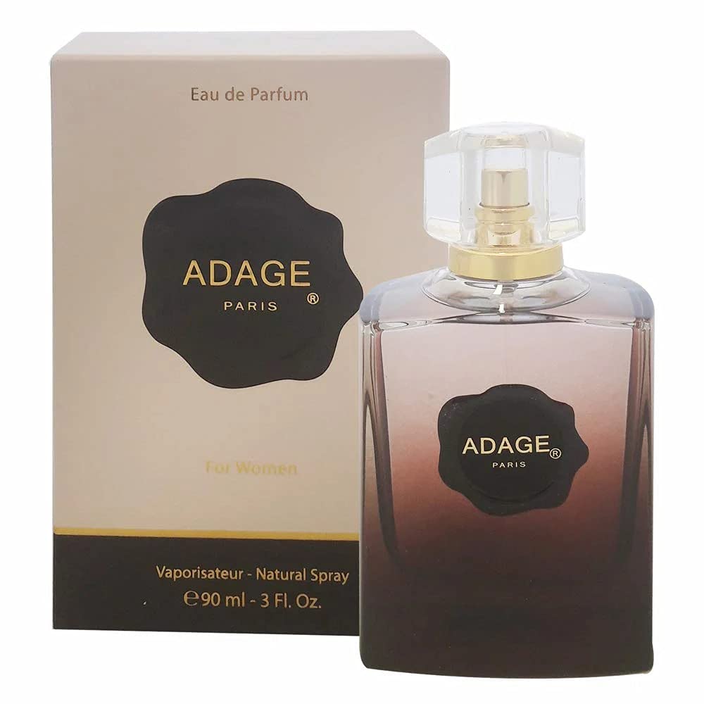 ADAGE BY PARIS BLEU Women's Perfume - 3.0 oz / 90 ml Eau de Parfum Spray | Long-Lasting Floral Fragrance for Everyday Wear & Special Occasions