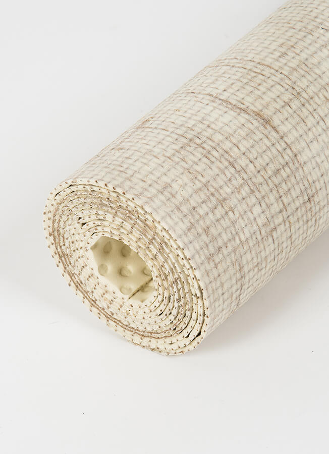 Eco-Friendly Travel Jute Yoga Mat 2mm - Lightweight & Non-Slip for Yoga, Pilates, Meditation & Outdoor Activities
