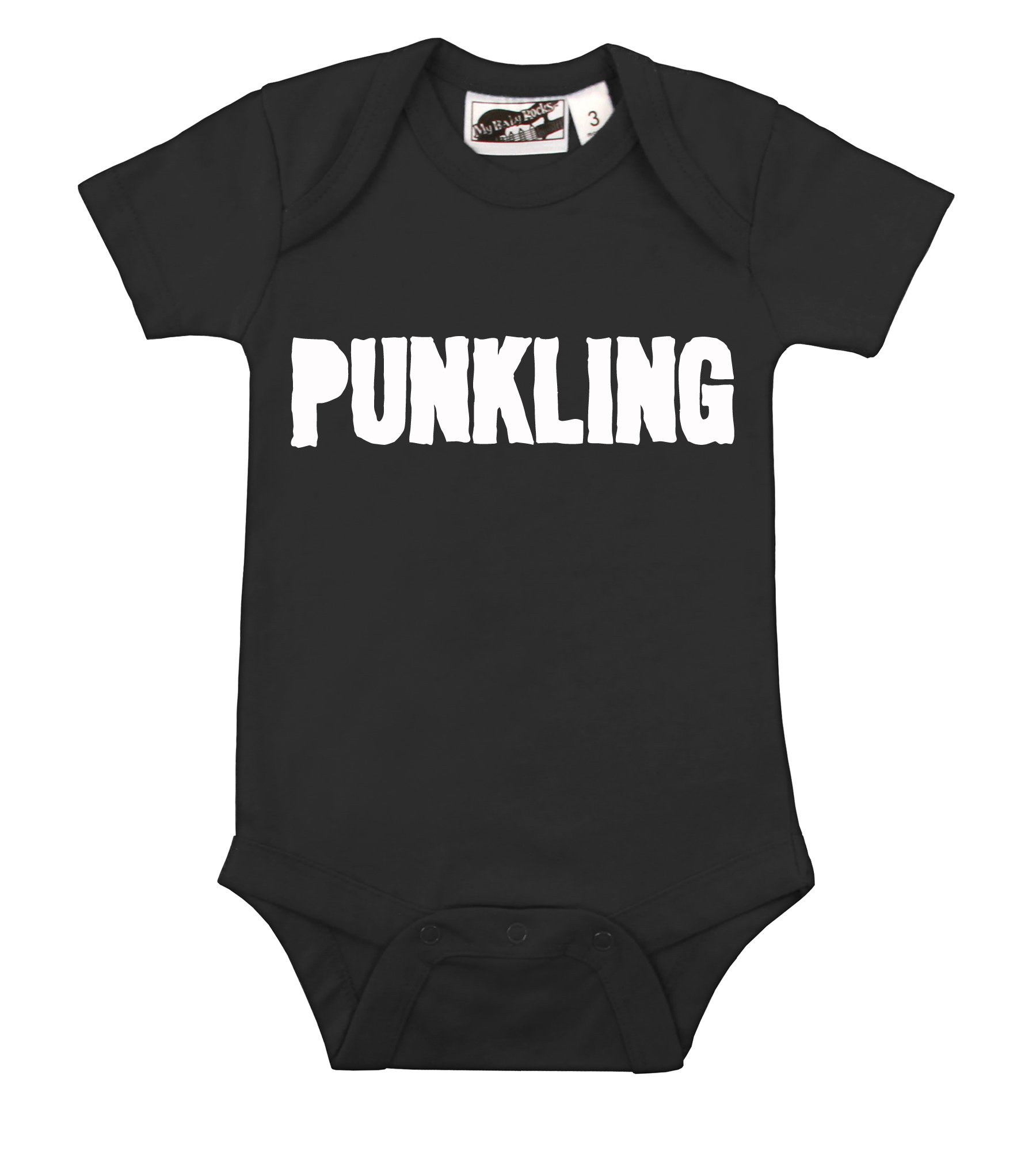 Punkling Black & White Baby Onesie - Stylish & Comfortable for Daily Wear