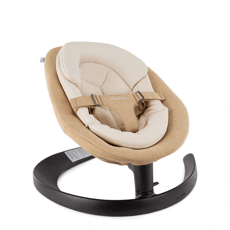Nuna Leaf Grow Baby Swing with Toy Bar - Adjustable Infant Seat for Newborns to Toddlers - Perfect for Nursery, Living Room & Outdoor Use