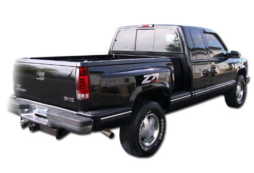 1998-1998 Chevy GMC C10 Truck LED Tail Lights - Red Lens Altezza Style Chrome Housing - Perfect for Restoration & Custom Builds