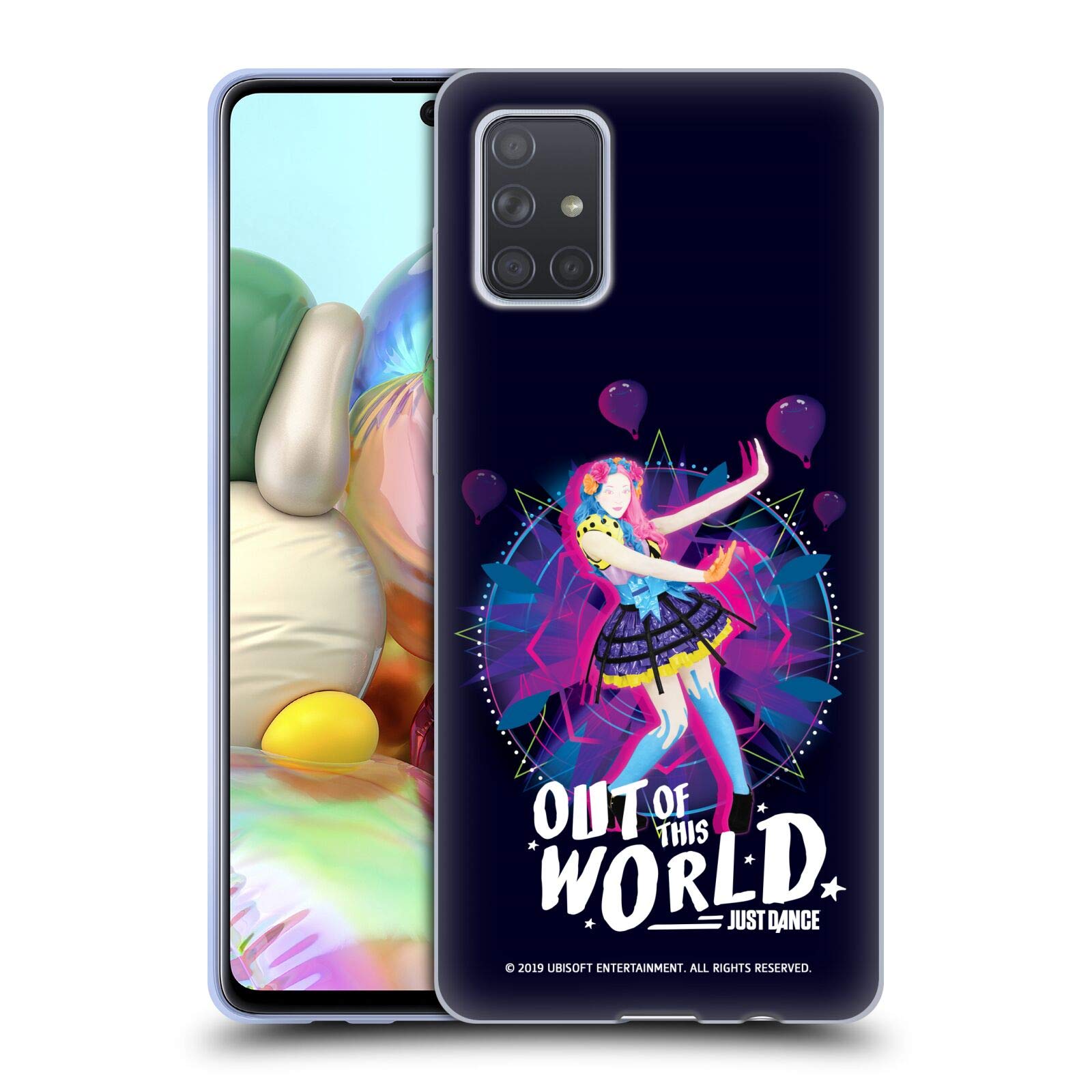 Head Case Designs Officially Licensed Just Dance Out of This World Artwork Soft Gel Phone Case for Samsung Galaxy A71 (2019) - Perfect for Gaming, Dancing & Daily Protection