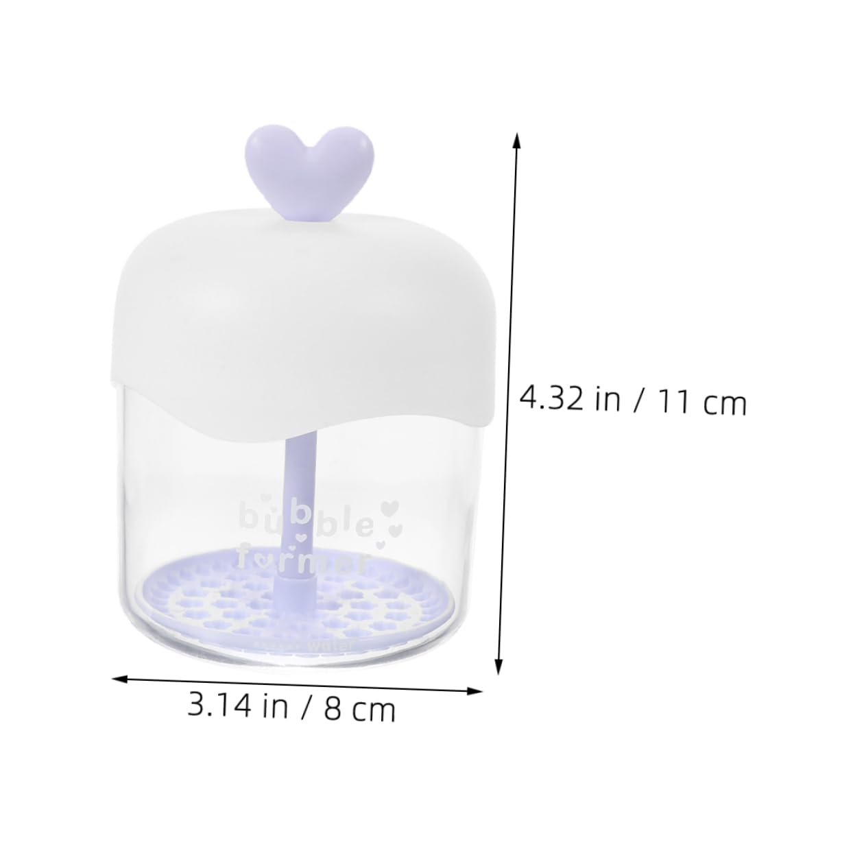 2pcs Manual Face Foam Maker - Bubble Foamer Cup for Gentle Facial Cleansing | Creates Rich Lather for Deep Cleansing | Perfect for Travel & Daily Skincare Routine (Purple)