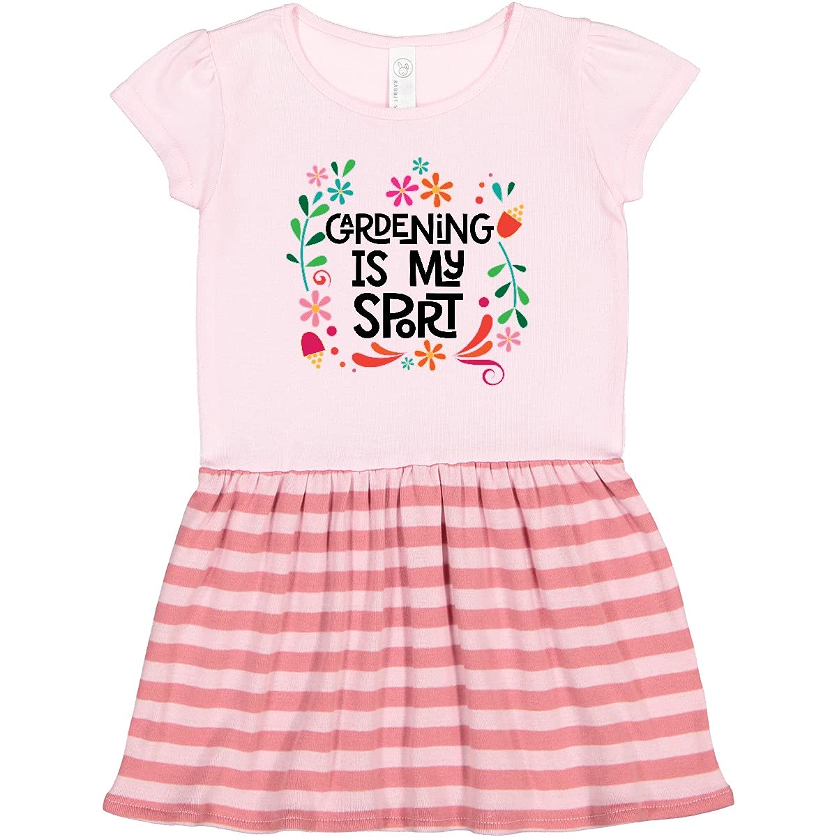 Inktastic Gardening is My Sport Toddler Dress - Cute Gardening Outfit for Toddlers, Fun Playtime & Outdoor Activities