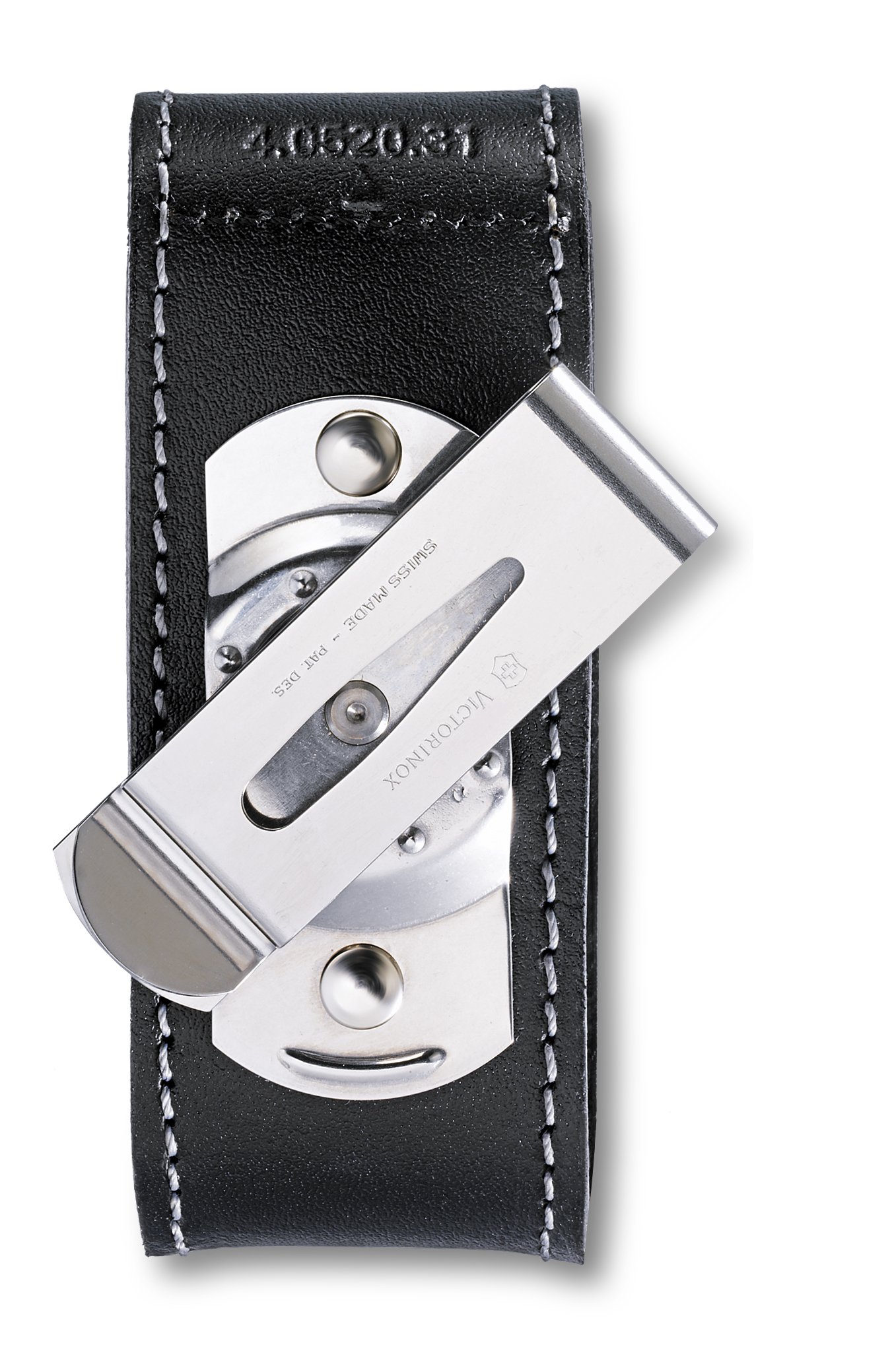 Leather Belt Holder with Swivel Clip - Black | Durable & Stylish Belt Organizer for Men & Women | Perfect for Travel, Office & Everyday Use
