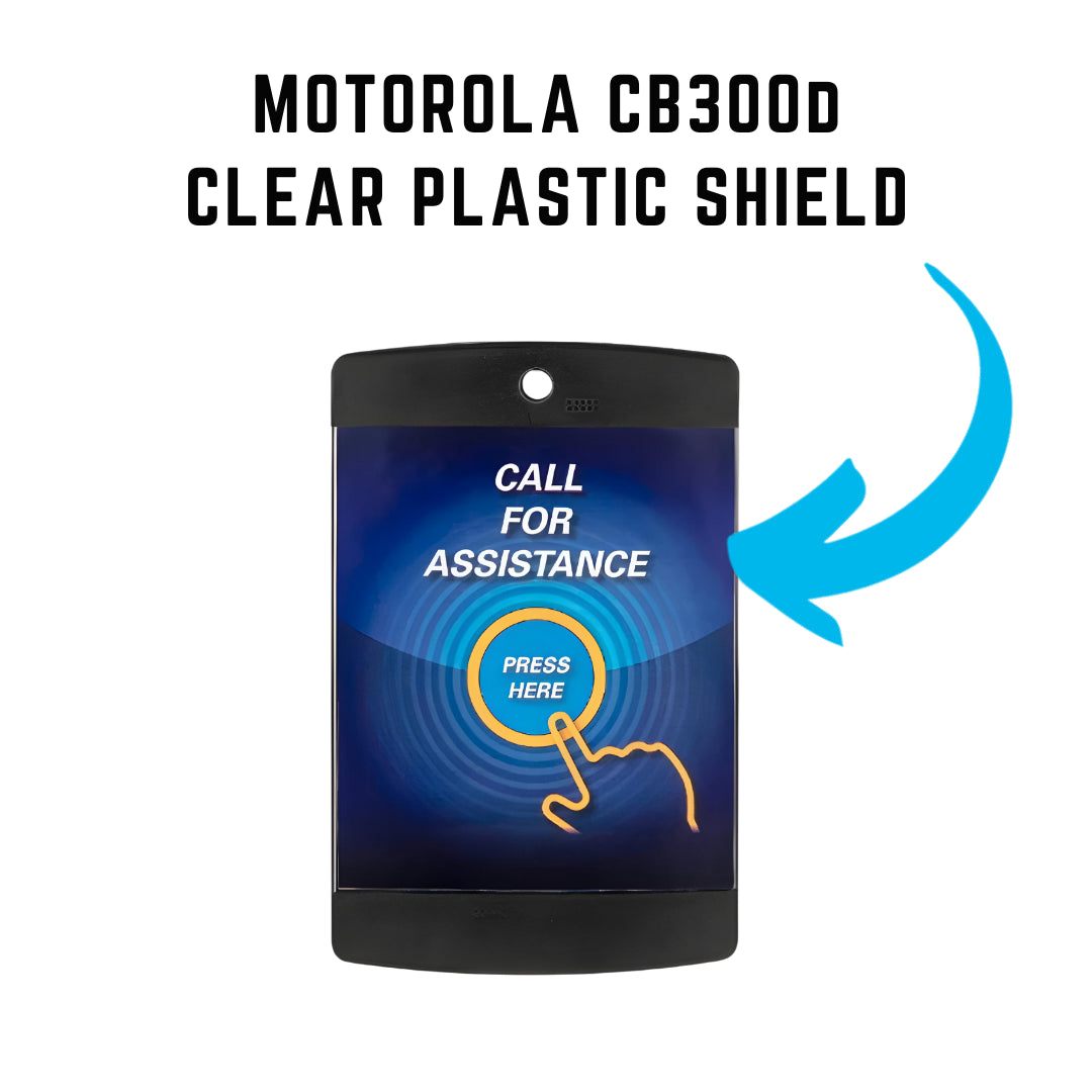 Motorola CB300D Faceplate Shield – HW002374A01 Replacement Part for Two-Way Radios | Durable & Protective Cover for Motorola Radios | Ideal for Outdoor, Construction & Emergency Use