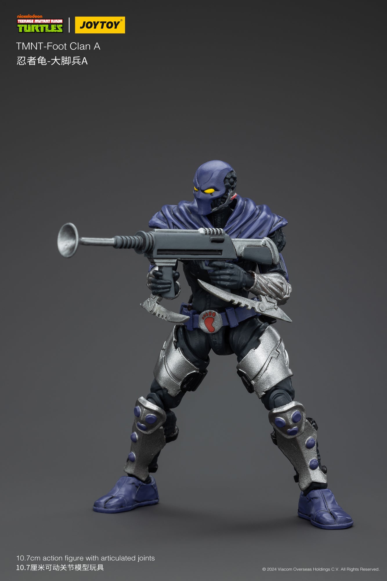 1/18 JOYTOY TMNT Shredder Foot Clan Action Figure - Collectible Ninja Turtle Villain Toy for Display & Play - Perfect for TMNT Fans, Collectors & Gift Giving