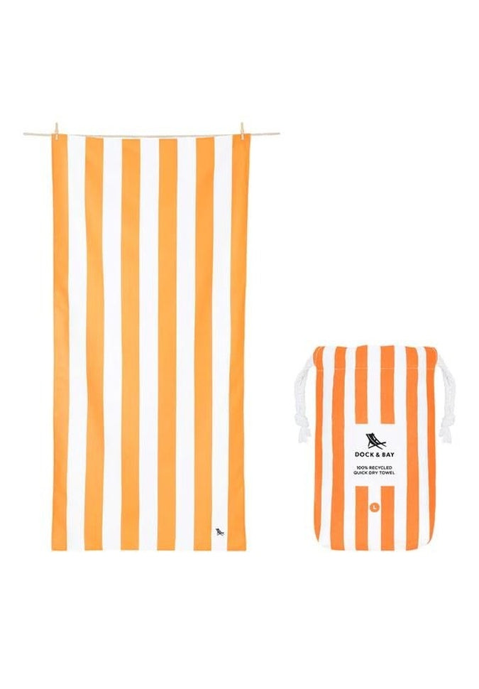 Dock & Bay Quick Dry Large Beach Towel - Ultra Absorbent, Lightweight & Fast Drying for Pool, Gym, Travel & Outdoor Activities