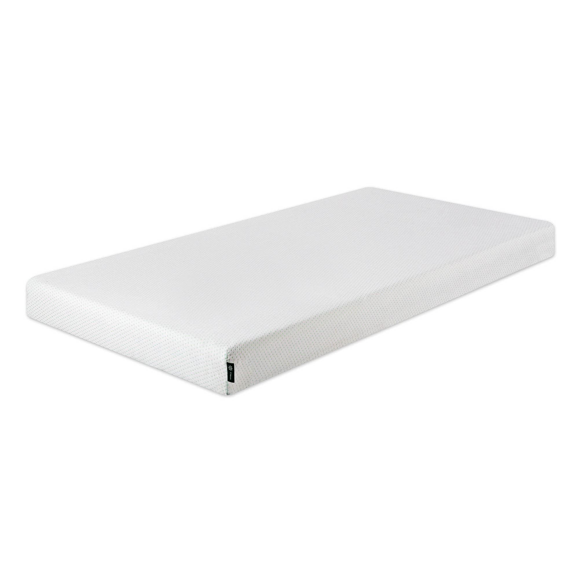 ZINUS 5 Inch Twin Memory Foam Mattress - Fiberglass Free, CertiPUR-US Certified - Perfect for Bunk Beds, Trundle Beds & Day Beds - White | Ideal for Kids' Rooms, Guest Beds & Small Spaces