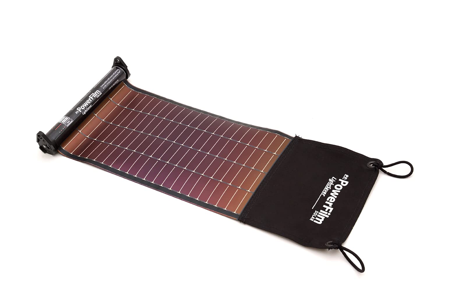 LightSaver Portable USB Roll-up Solar Charger & Power Bank - 10000mAh Waterproof Outdoor Solar Panel Charger for Camping, Hiking, Emergency Power Supply