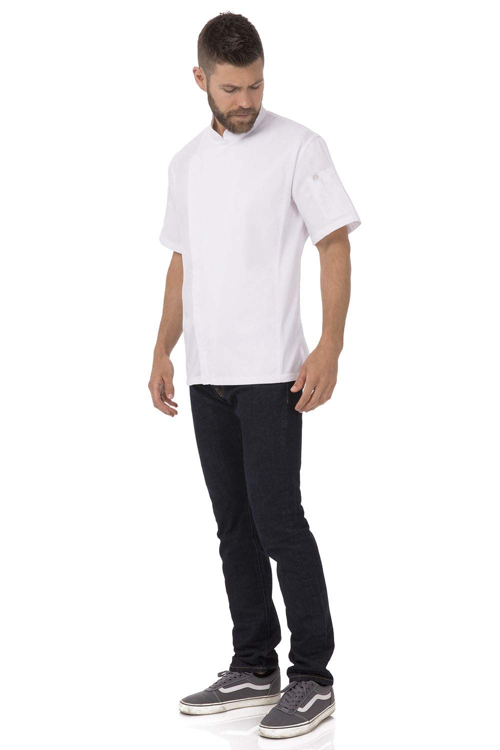 Chef Works Custom Personalized Men's Springfield Chef Coat - Professional Kitchen Apparel for Chefs & Culinary Staff