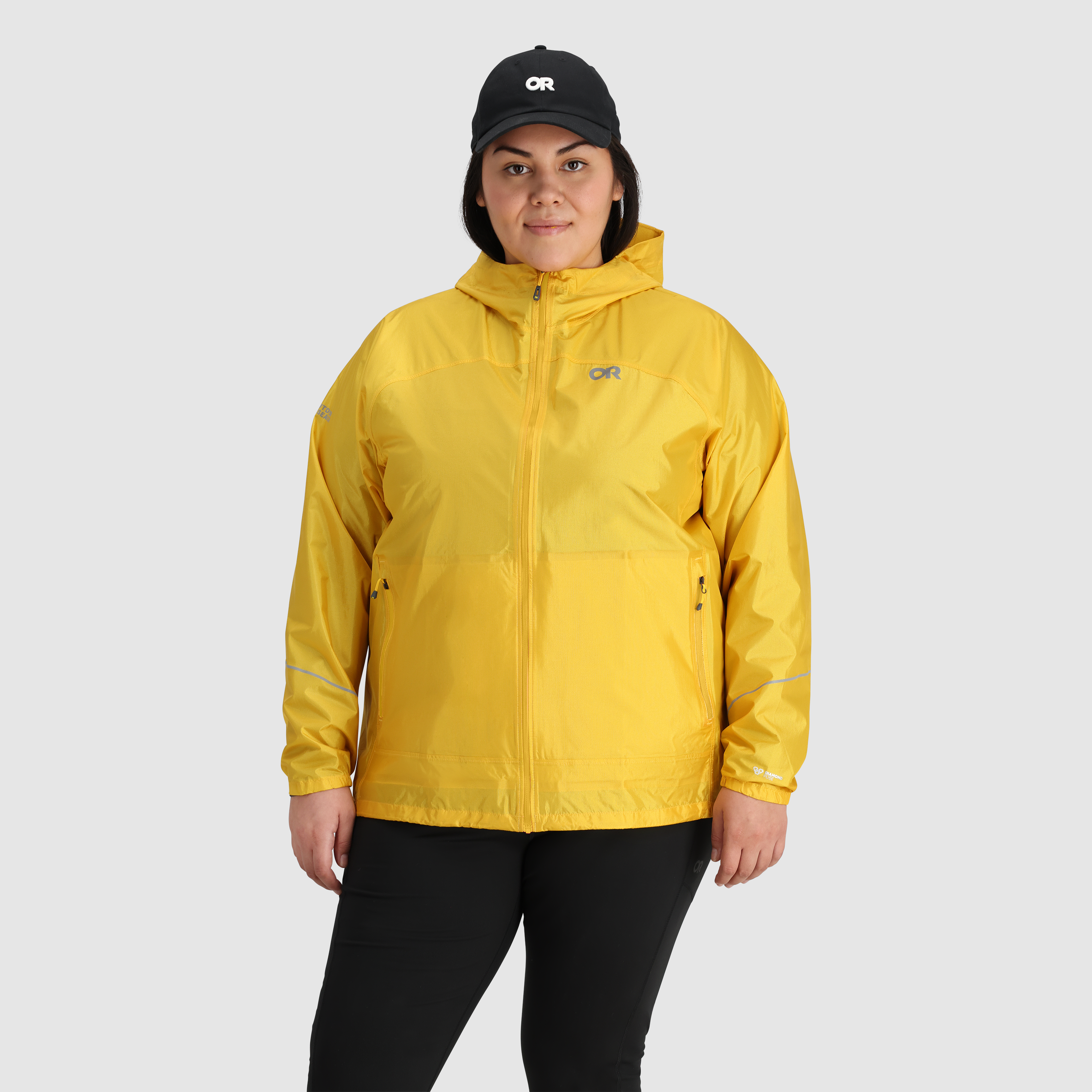 Women's Lightweight Helium Rain Jacket - Waterproof Windbreaker for Hiking & Outdoor Activities - Plus Size - Final Sale