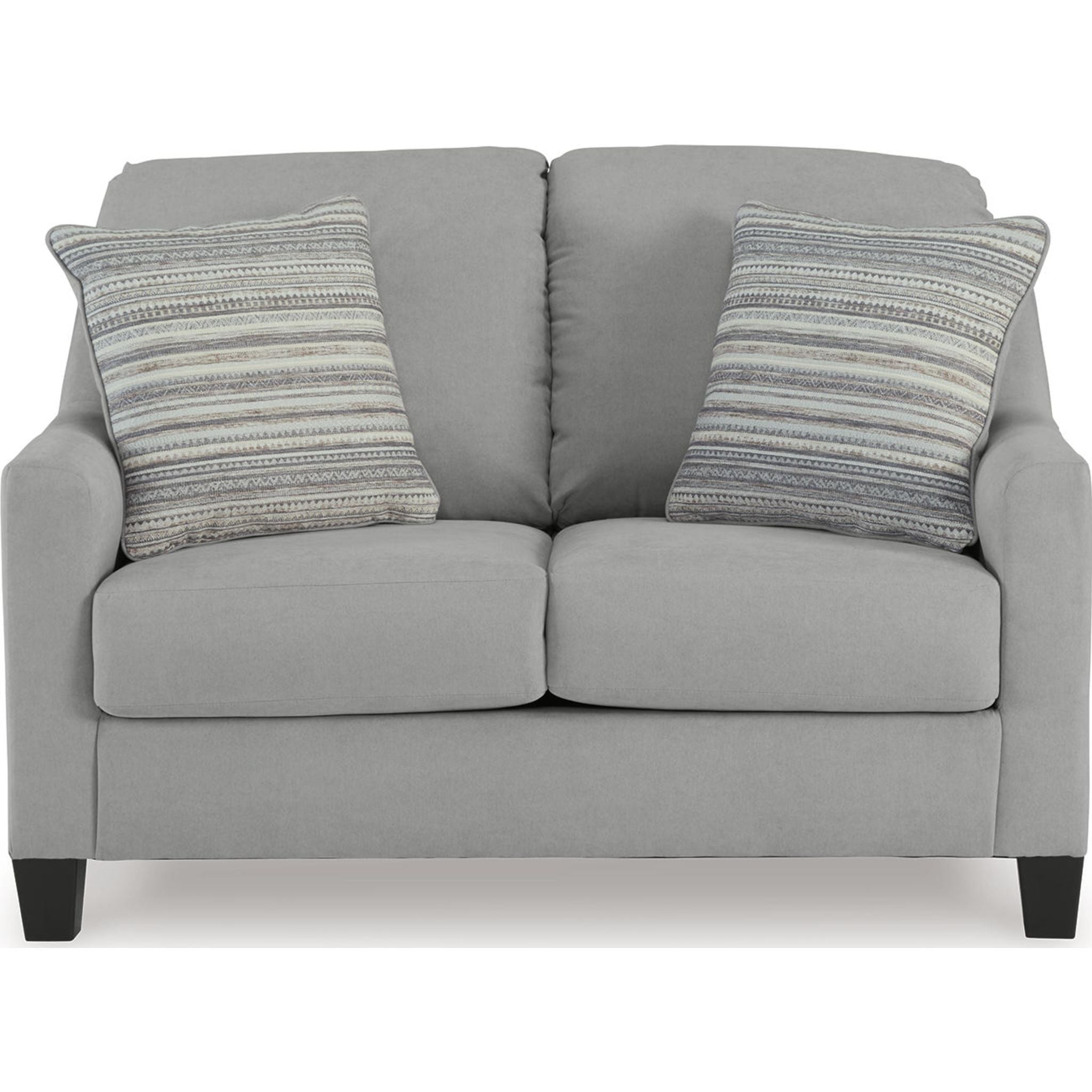 Adlai Loveseat in Shadow - Modern Two-Seater Sofa for Living Room, Lounge & Small Spaces - Perfect for Apartments, Dorms & Cozy Home Decor
