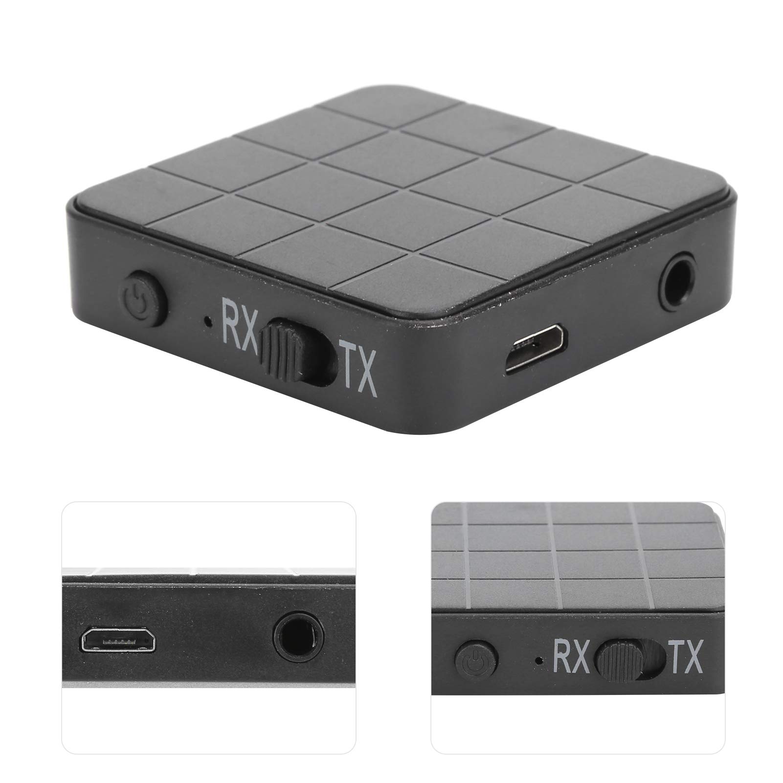 KN321 Bluetooth 5.0 Audio Transmitter & Receiver 2-in-1 Adapter for TV, PC, Laptop - Wireless Bluetooth Audio Converter for Headphones, Speakers, Smartphones, MP3/CD Players | Perfect for Home Theater, Gaming & Music Streaming