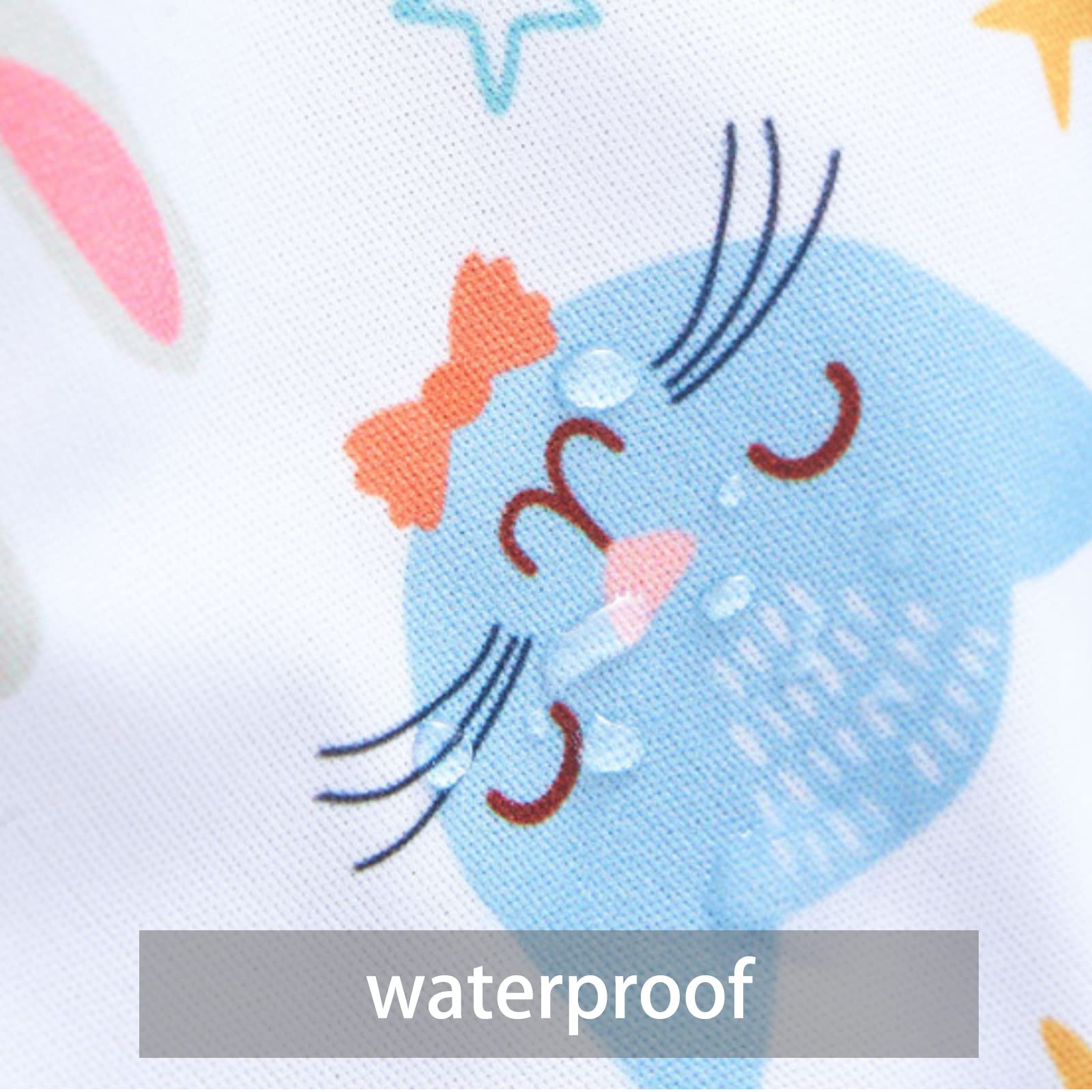 Lmbabter 2-Pack Wet Dry Bags for Baby Cloth Diapers - Waterproof Nappy Organizer Pouches & Diaper Tote (15.7x27.5in) - Perfect for Travel, Beach, Gym & Baby Essentials Storage (Style D)
