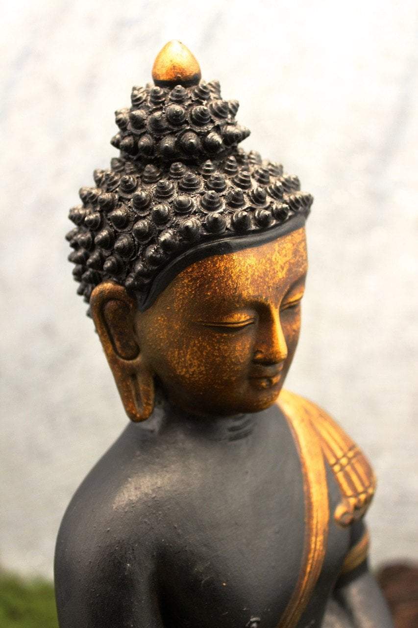 13 Inch Shakyamuni Buddha Statue - Handcrafted Meditation Buddha Sculpture for Home, Office & Garden Decor - Perfect for Yoga, Zen Meditation & Spiritual Gifts