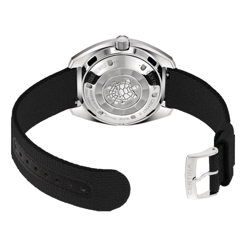 DS Super PH1000M 43.5mm Black Men's Watch with Durable Nylon Strap - Perfect for Outdoor Adventures, Sports & Casual Wear