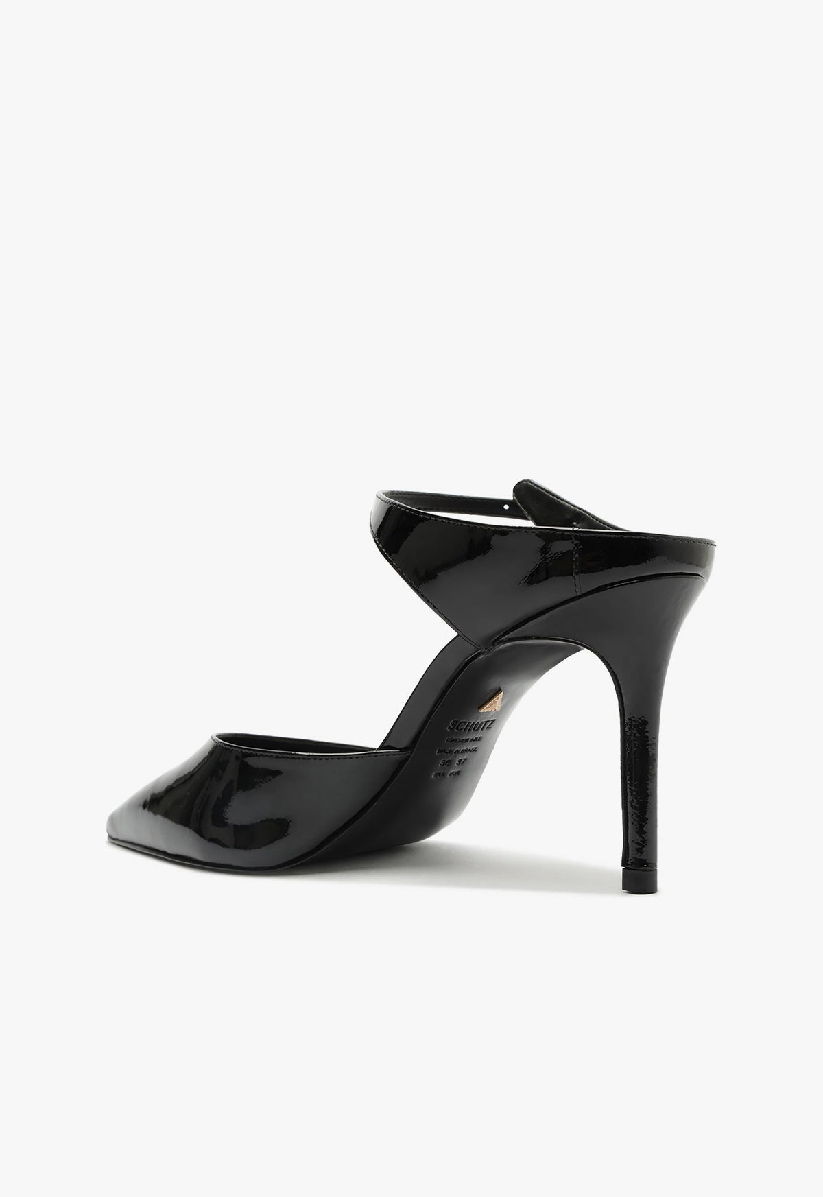 Laura Women's Genuine Leather Mule Pump Shoes - Comfortable Slip-On Heels for Work, Office & Casual Outfits