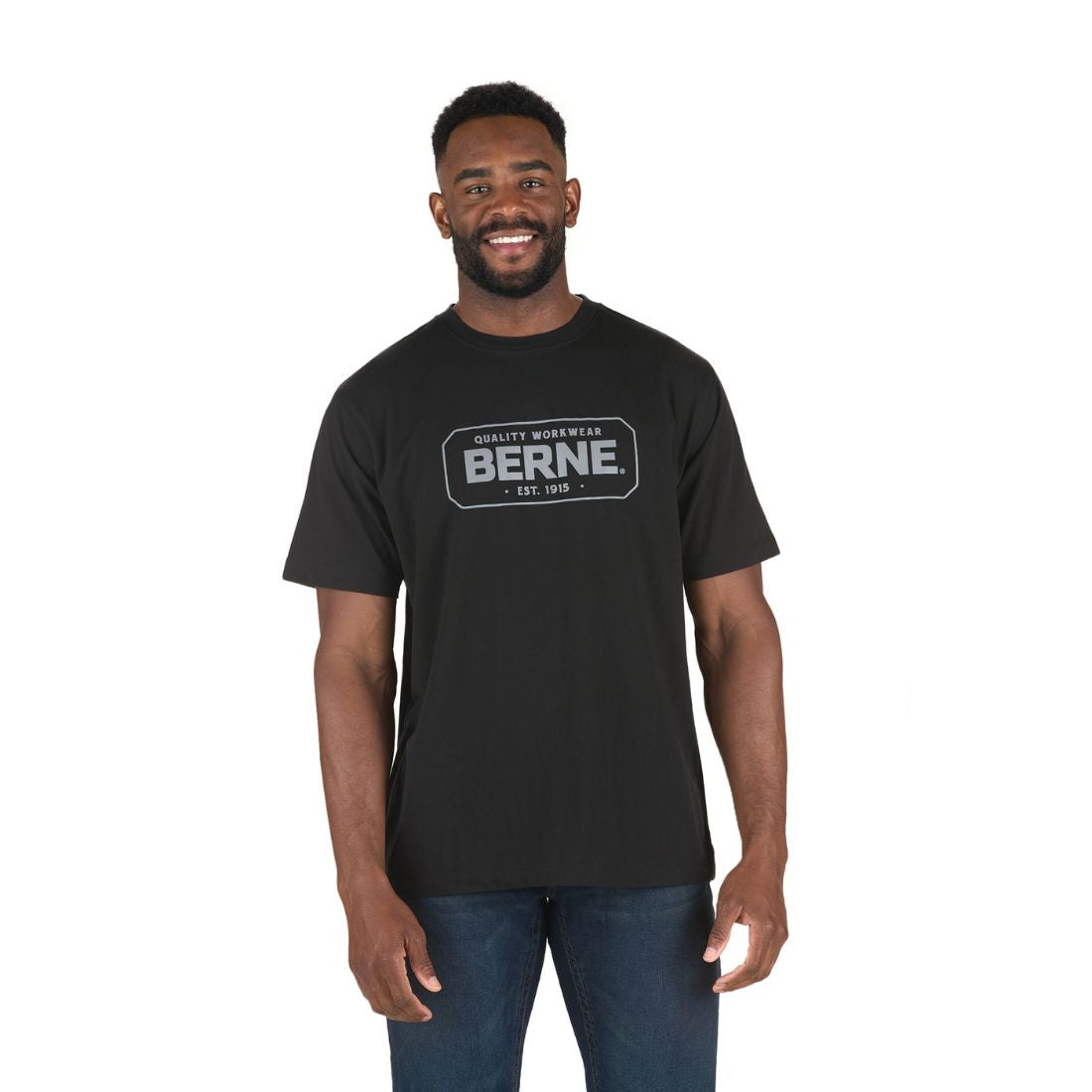Berne Men's Short Sleeve Graphic Tee BSM47 - Comfortable Casual T-Shirt for Everyday Wear - Perfect for Summer, Outdoors, and Relaxation