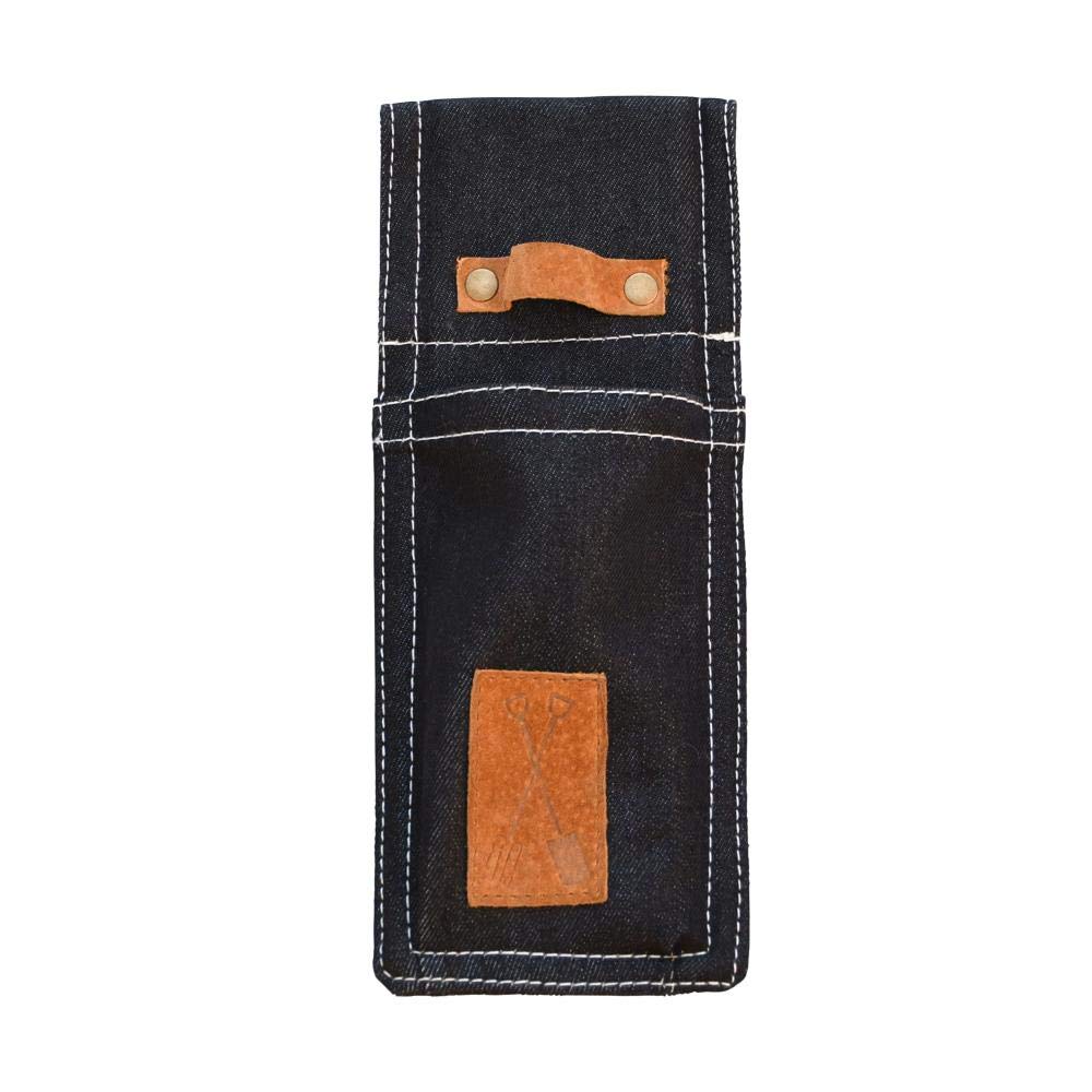 Esschert Design Denim Garden Tool Pocket - Durable & Stylish Organizer for Gardening Tools | Perfect for Outdoor Work, Landscaping & Home Garden Use