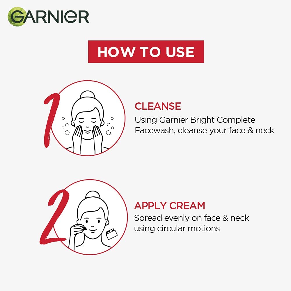 Garnier Skin Naturals Anti-Aging Cream with Vitamin C - Moisturizing Wrinkle Lift & Brightening UV Serum (18g + 23g) - 2-Piece Skincare Set for Day & Night Routine