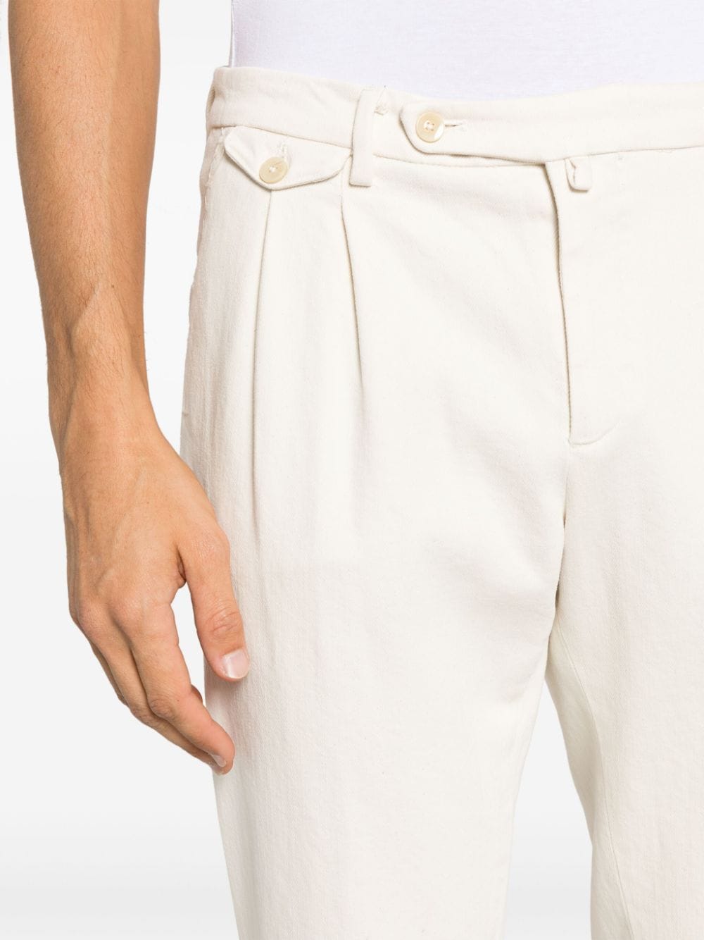Briglia Women's Beige Trousers - Comfortable High-Waisted Casual Pants for Work & Everyday Wear | Office, Travel & Weekend Outfits