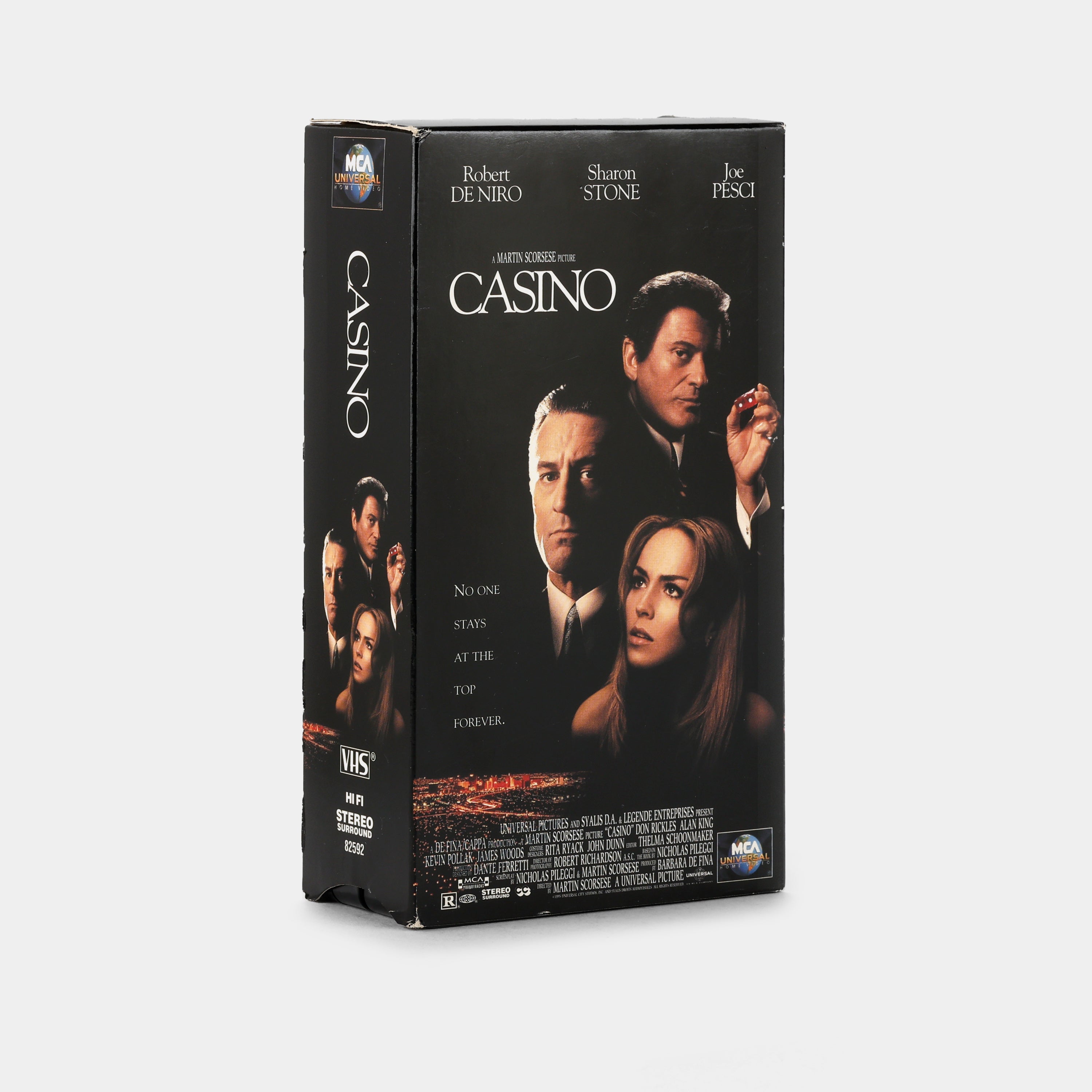 Vintage Casino VHS Tape Collection - Classic Gambling & Casino Movies for Retro Entertainment & Home Theater Nights