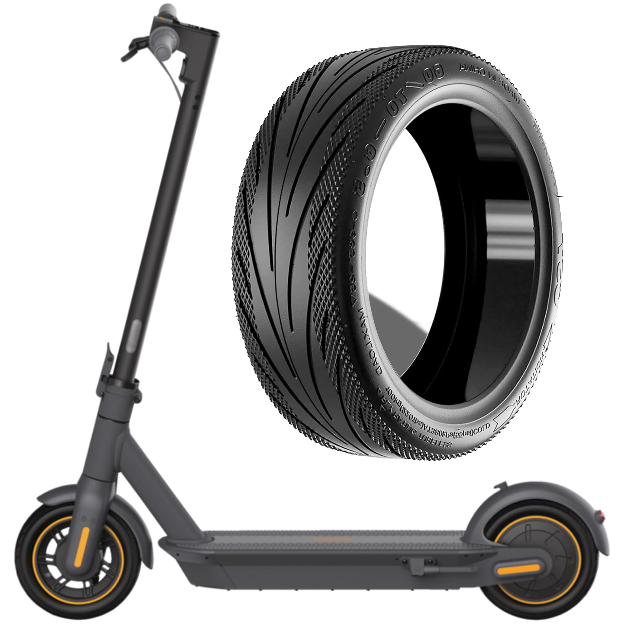 Original FIKZO PART Replacement Tire for Segway Ninebot MAX G2 G30 G30LP Electric Scooter - Perfect for Commuting, Campus Travel & Urban Mobility