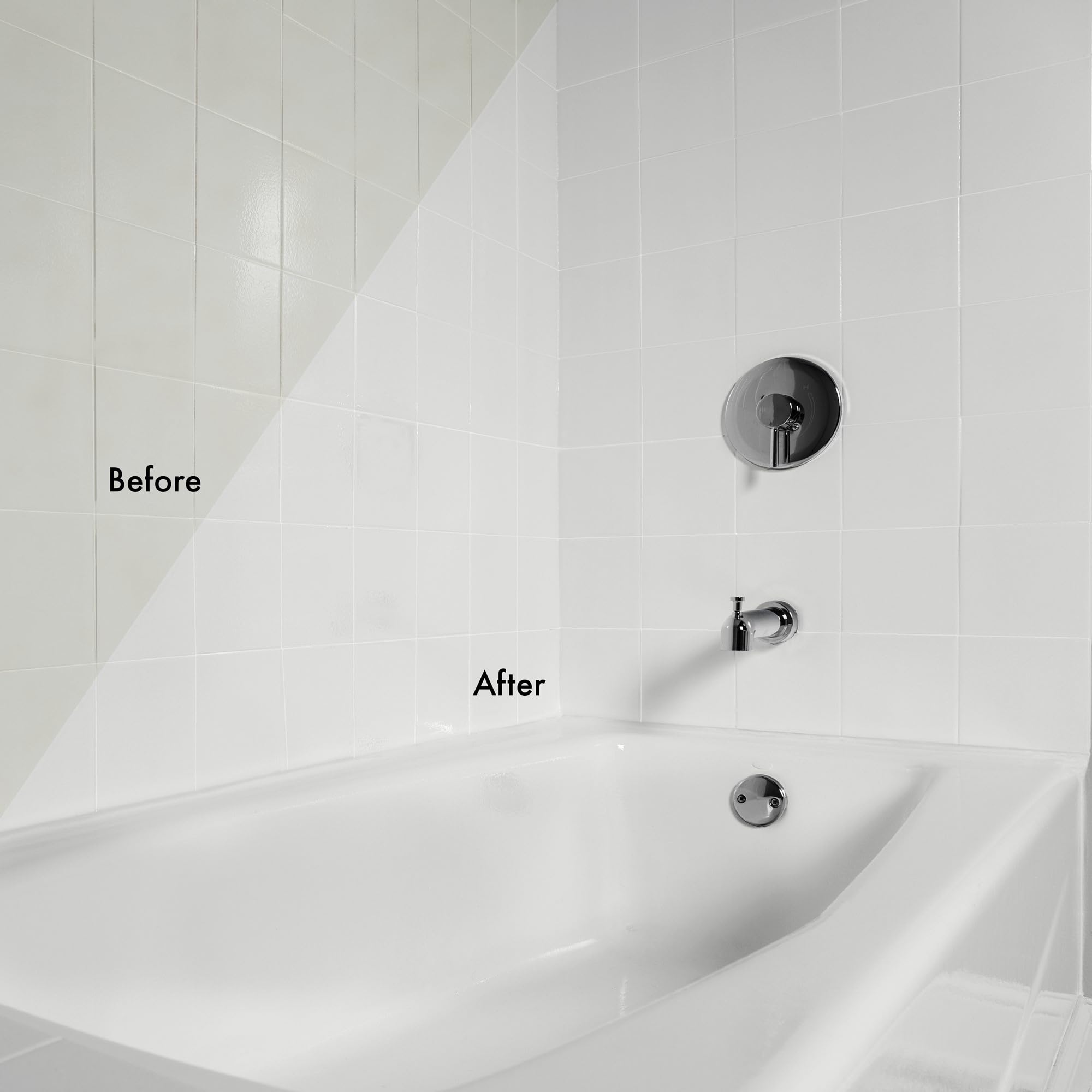 Rust-Oleum 384166 Acrylic Tub and Tile Refinishing 2-Part Kit - Gloss Coastal Fog - Bathroom Renovation & DIY Home Improvement - Perfect for Bathtubs, Showers, and Ceramic Tile Restoration
