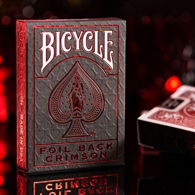 Premium Bicycle Metalluxe Playing Cards - Elegant Red Finish for Poker, Magic Tricks & Cardistry | Ideal for Card Games, Collectors & Professional Performers