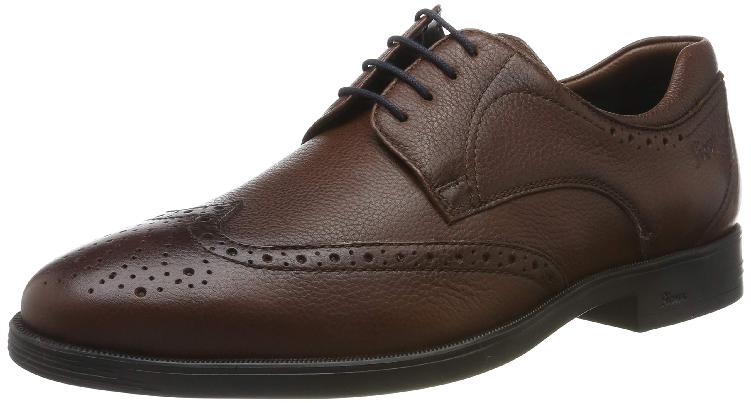 Sioux Men's Brogues - Classic Leather Dress Shoes for Business & Formal Occasions | Comfortable Oxford Shoes for Office, Weddings & Special Events